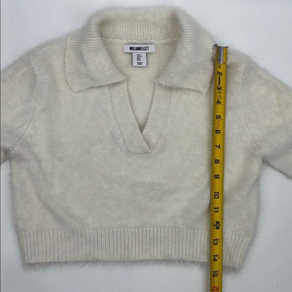 William Rast Fuzzy Crop Top - Picture 9 of 11